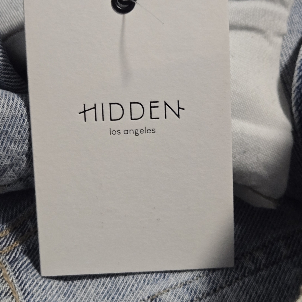Hidden “Logan” NWT Women’s Light Blue Distressed Jeans - Picture 12 of 13